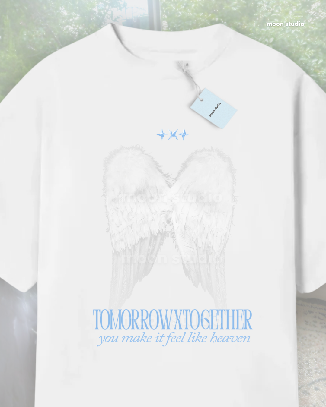 like heaven - TXT Oversized Tee