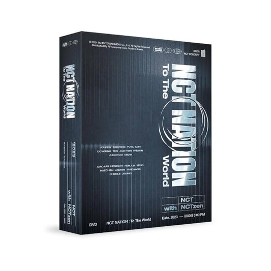 2023 NCT CONCERT - NCT NATION : To The World in INCHEON SMTOWN DVD + regalo de PREVENTA