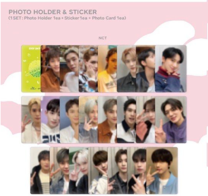 NCT Everland SMTown Oficial Holder + Photocard