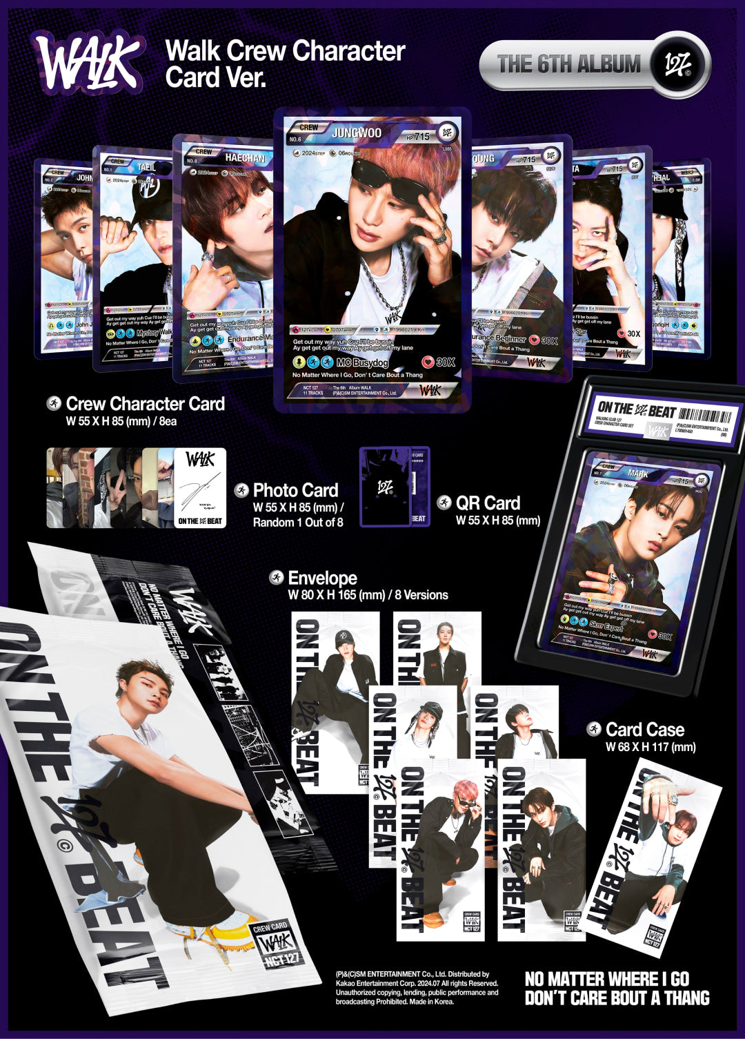 The 6th Album [WALK] (Walk Crew Character Card Ver.)(SMART ALBUM)